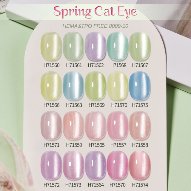 Silky Silver Cat Eye Gel Polish (Hema & Tpo Free)