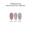 Hollywood Top Glitter No Wipe Top Coat (Hema & Tpo Free)