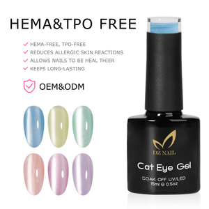 Silky Silver Cat Eye Gel Polish (Hema & Tpo Free) 