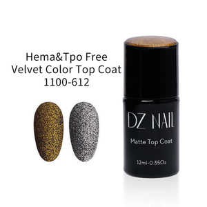 Velvet Glitter Matte Top Coat (Hema & Tpo Free)